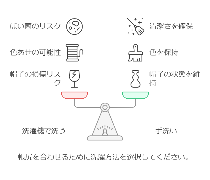 キャップを手洗いしたほうが良い理由とは